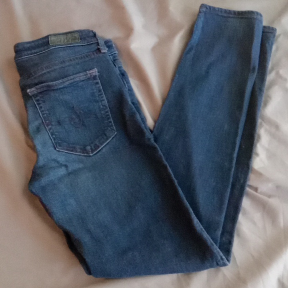 Classic Women's Dark Blue Denim Jeans